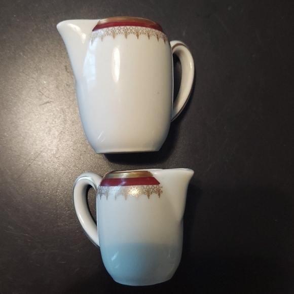 Vintage Suisse Langenthal Coffee Service Porcelain Cream Servers Set of 2 - Picture 9 of 12